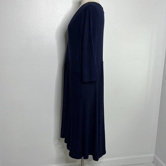NWT Torrid women’s navy blue hacci wrap jersey knit dress size 4X - Picture 7 of 11